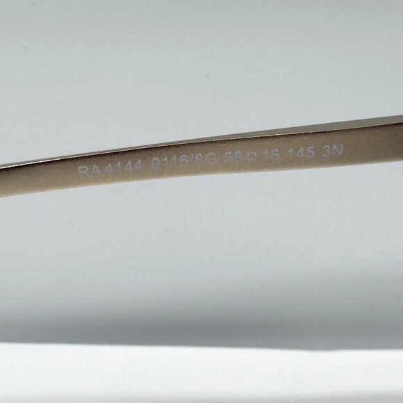 Ralph Lauren Sunglasses RA4144 9116/8G Shiny Gold Frames Gray Gradient Lenses - Picture 7 of 11